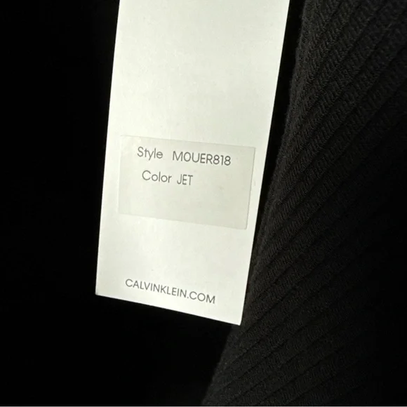 CALVIN KLEIN WOMEN’S MODERN ESSENTIALS Open Jacket Black W/Gold Zippers Sz L NWT - Picture 5 of 12